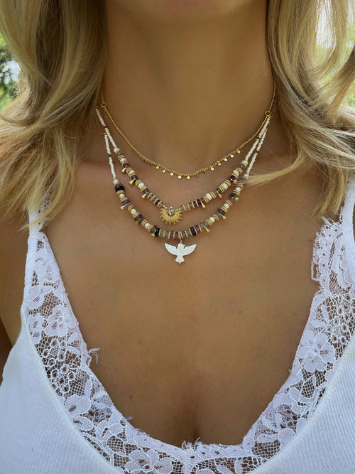 Collar Anka con Flouritas