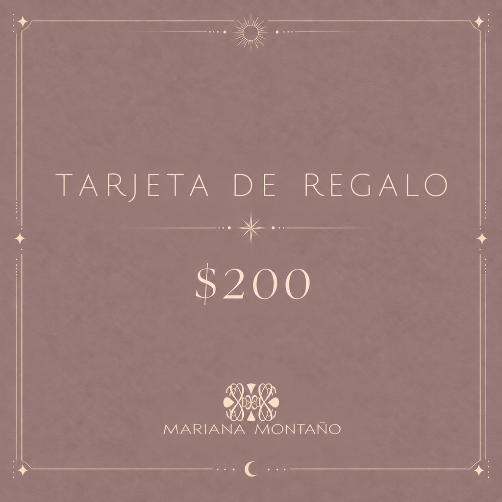 Tarjeta de Regalo Mariana Montaño