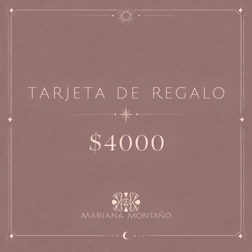Tarjeta de Regalo Mariana Montaño