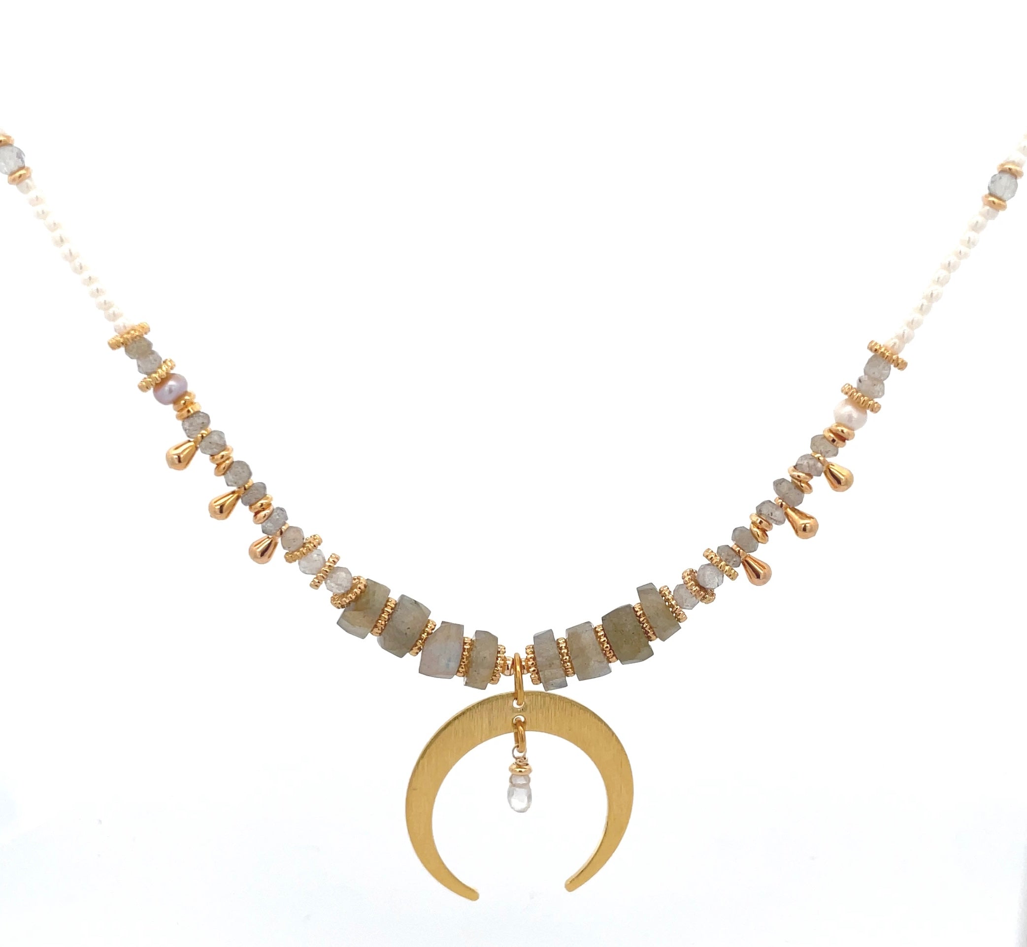 Collar Mama Quilla Labradorita