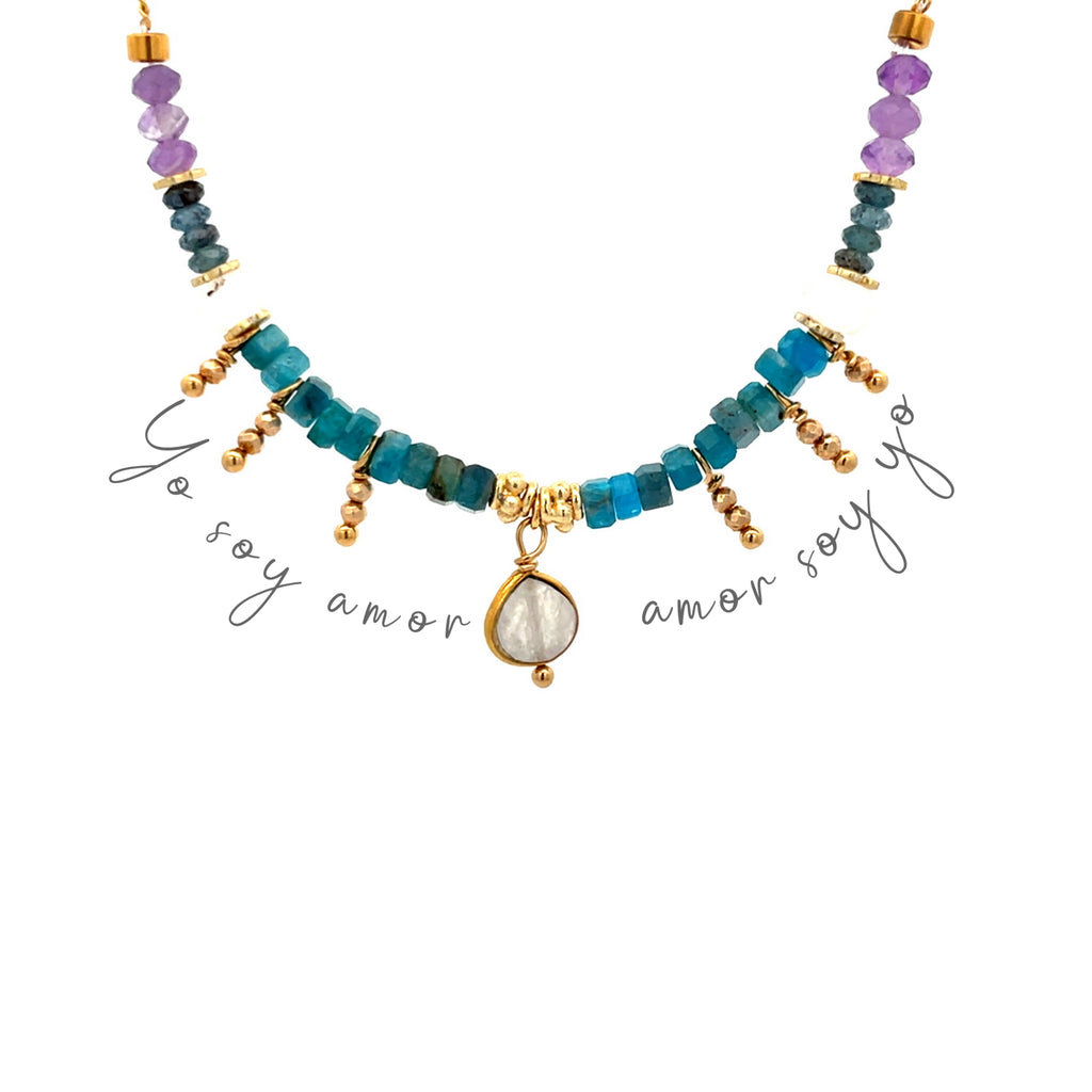 Collar yo soy amor con Apatitas