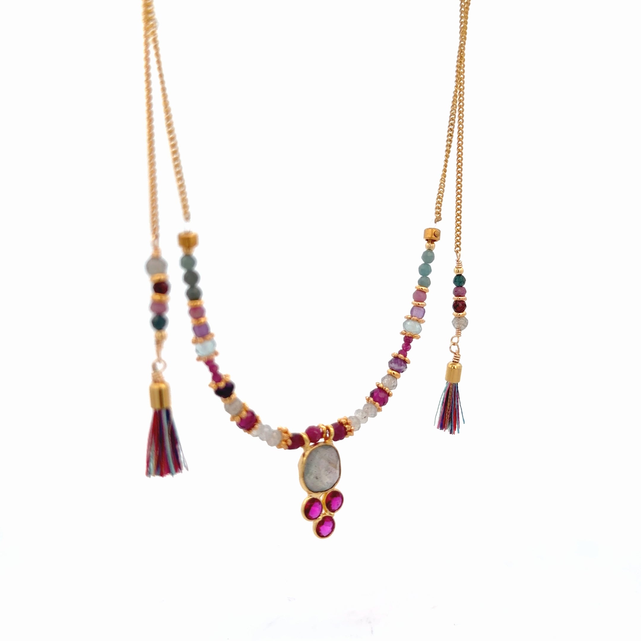 Collar Versatility con labradorita