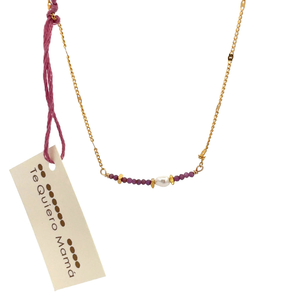 Collar TE QUIERO MAMÁ