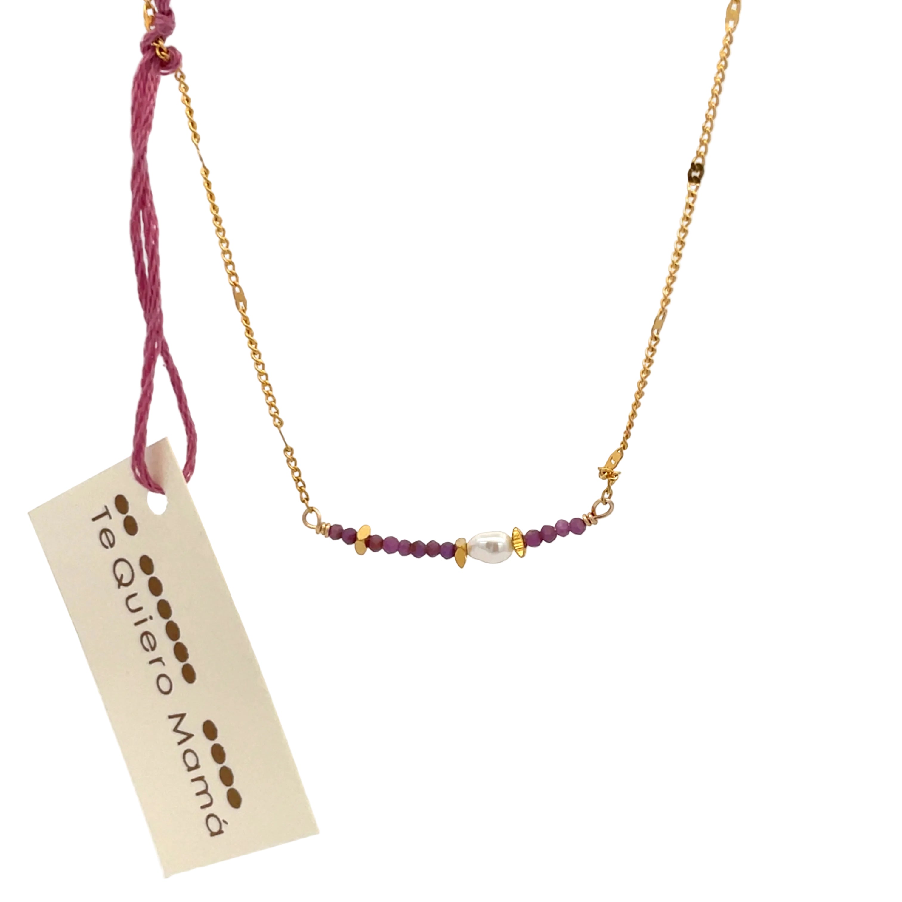 Collar TE QUIERO MAMÁ