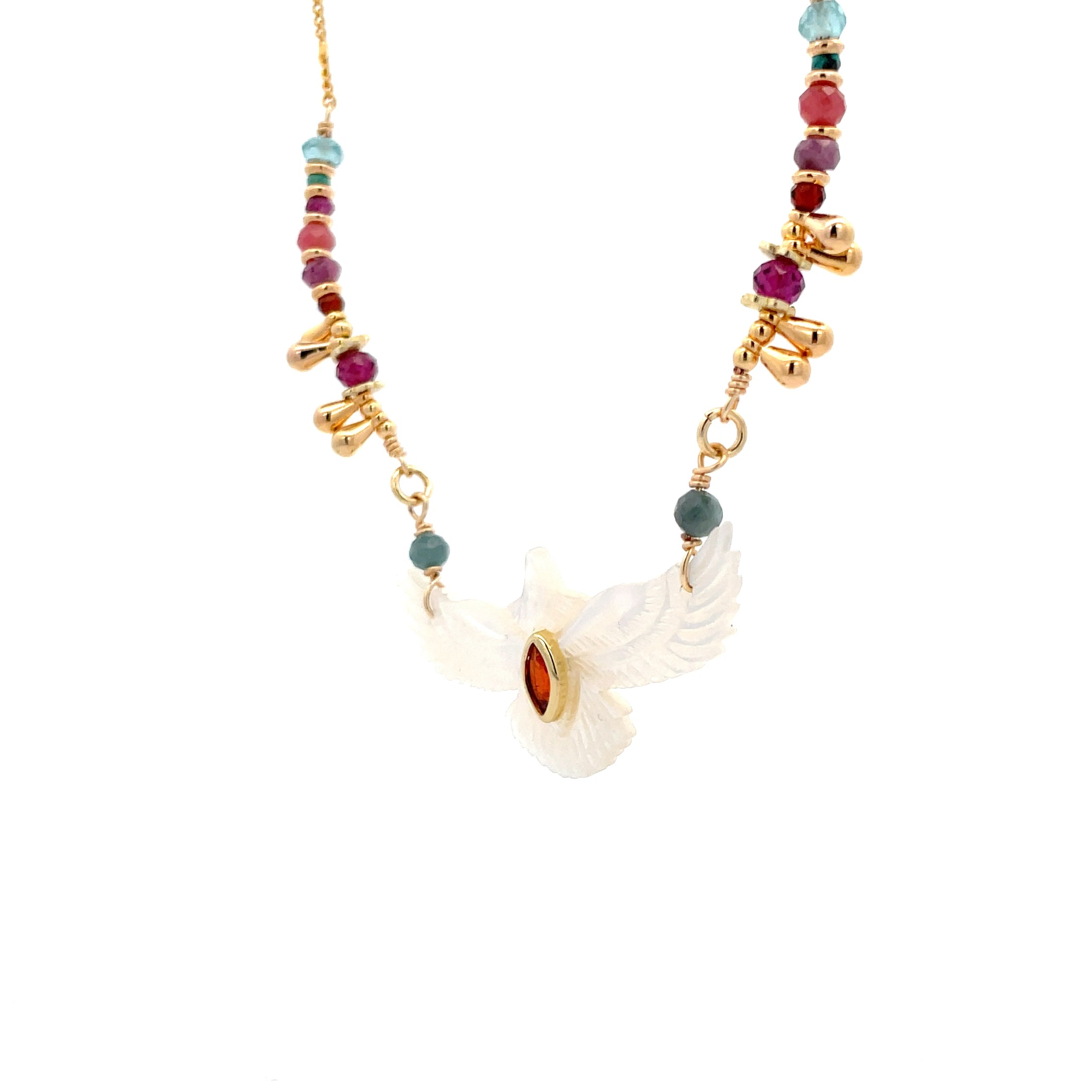 Collar Anka kuychi de madre perla