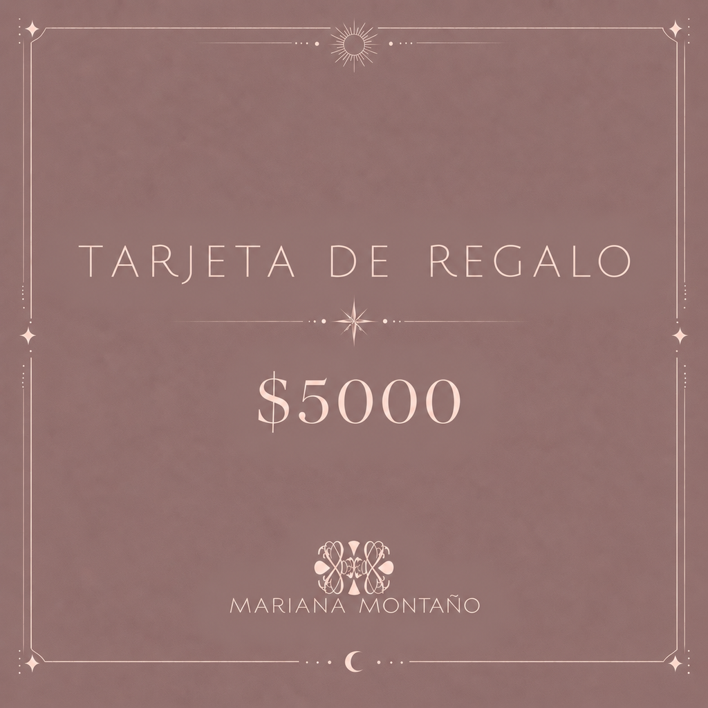 Tarjeta de Regalo Mariana Montaño