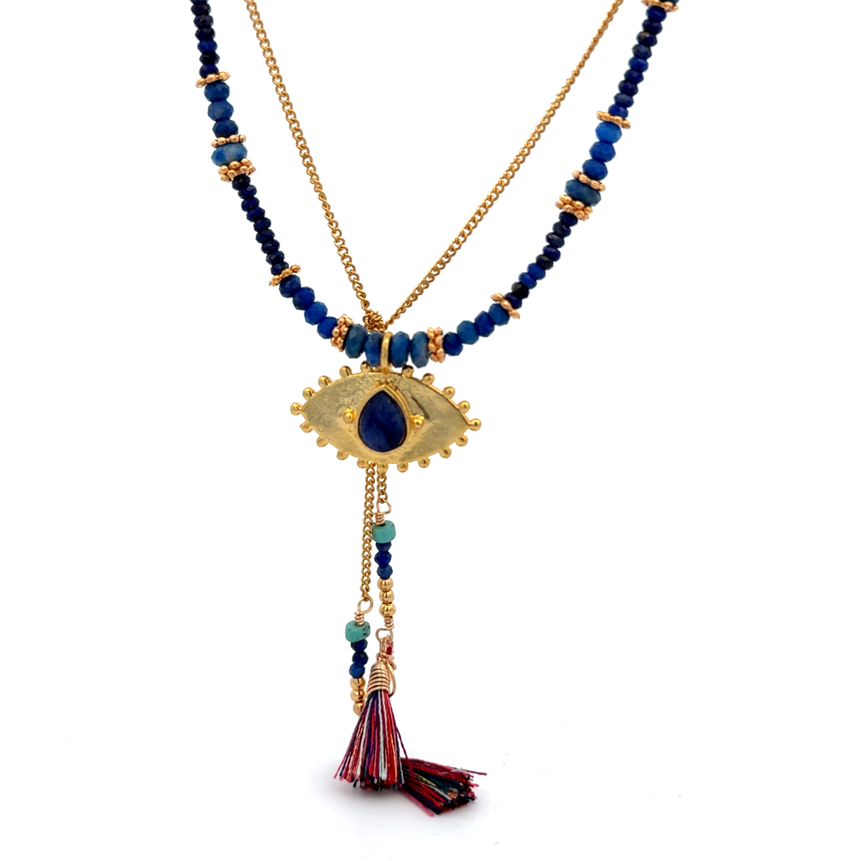 Collar Versatility con 🧿 de Lapislázuli
