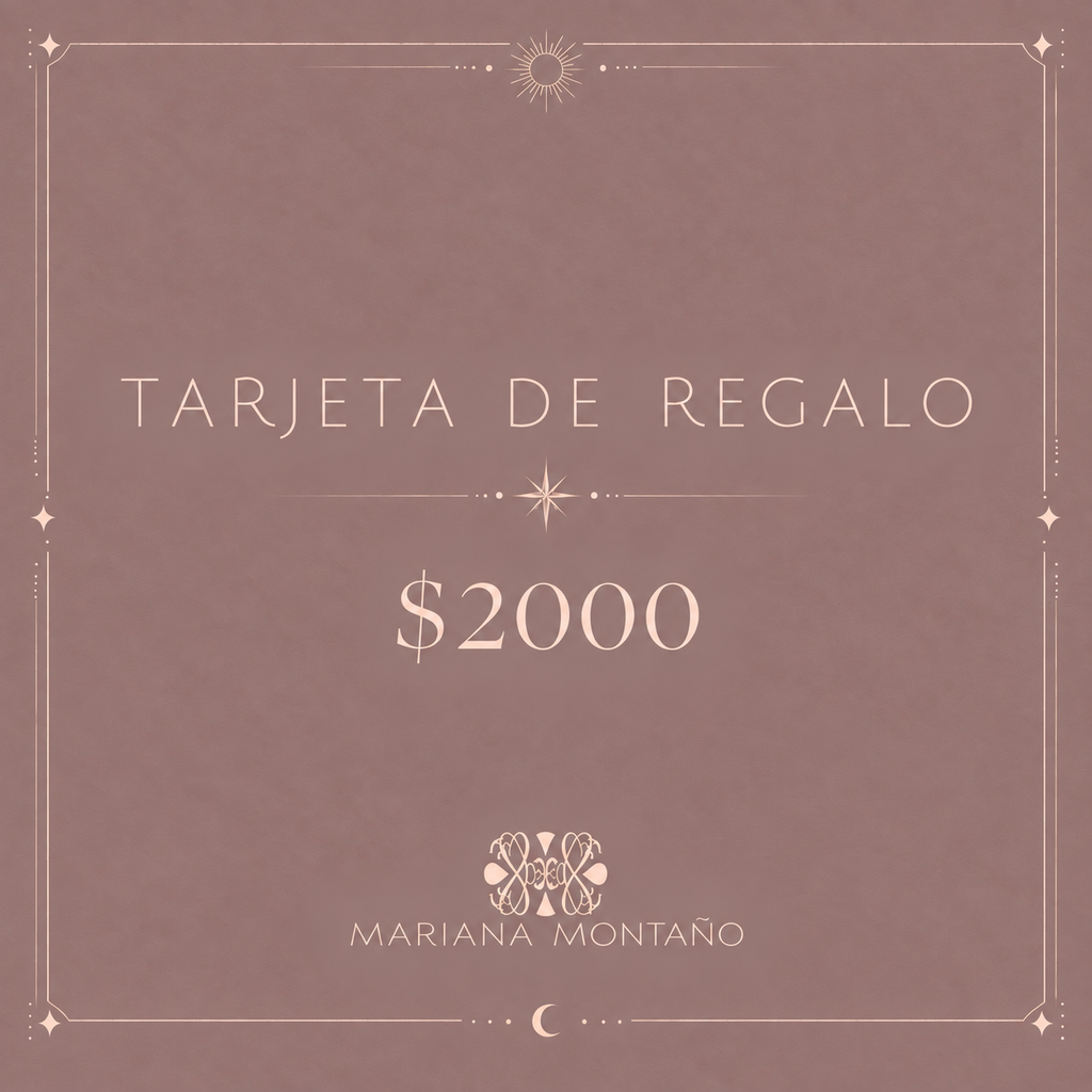 Tarjeta de Regalo Mariana Montaño