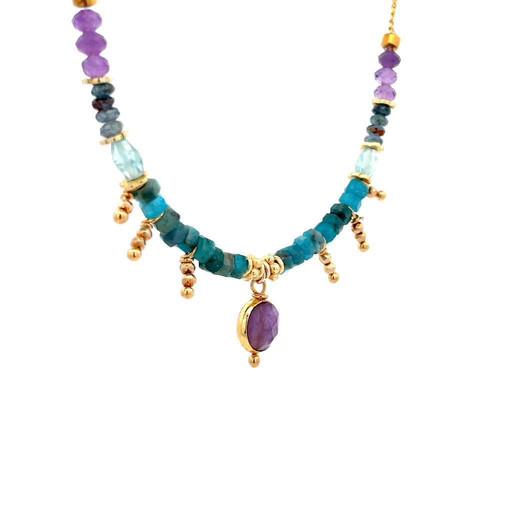 Collar yo soy amor con Apatitas