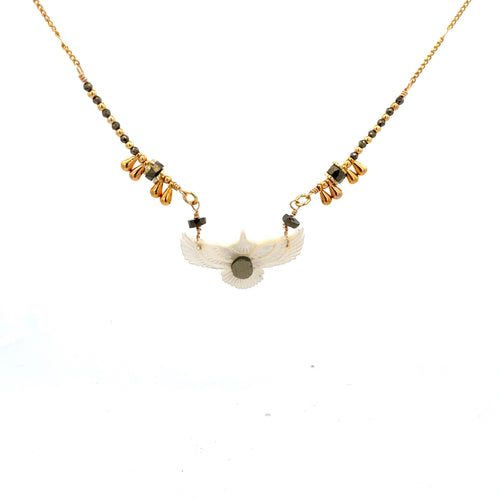 Collar Anka de madre perla y Abulón