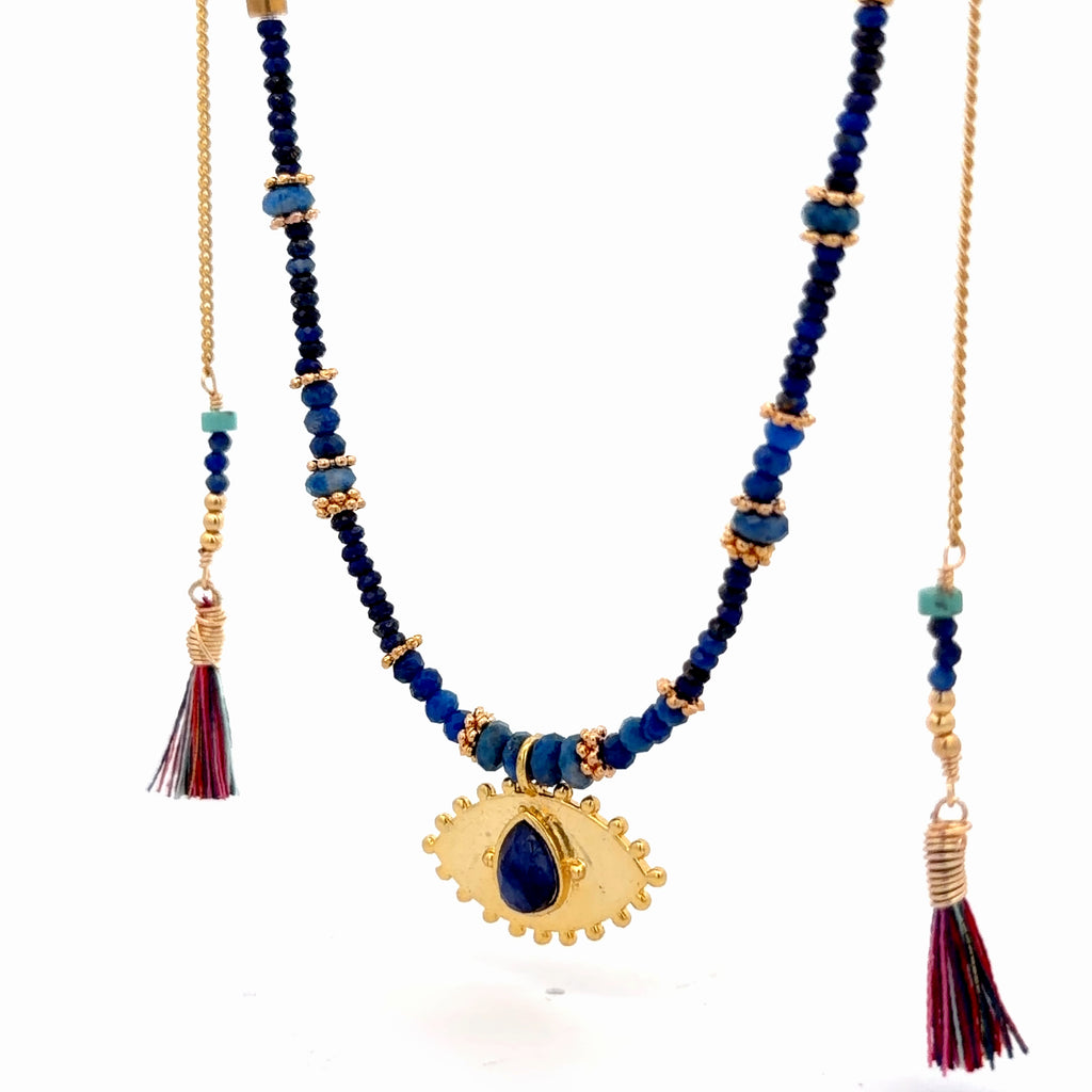Collar Versatility con 🧿 de Lapislázuli
