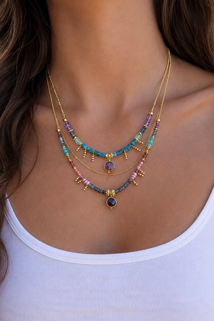 Collar yo soy amor con Apatitas