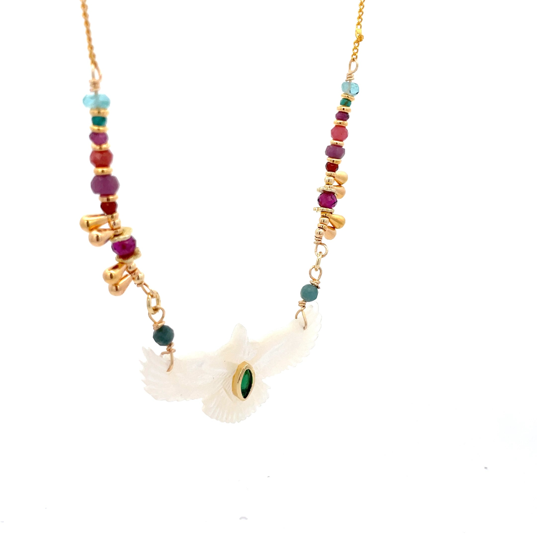 Collar Anka kuychi de madre perla