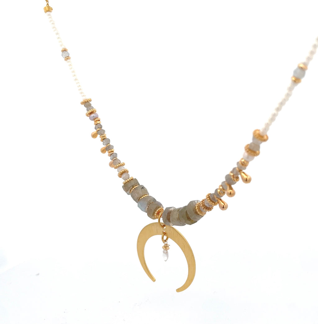 Collar Mama Quilla Labradorita