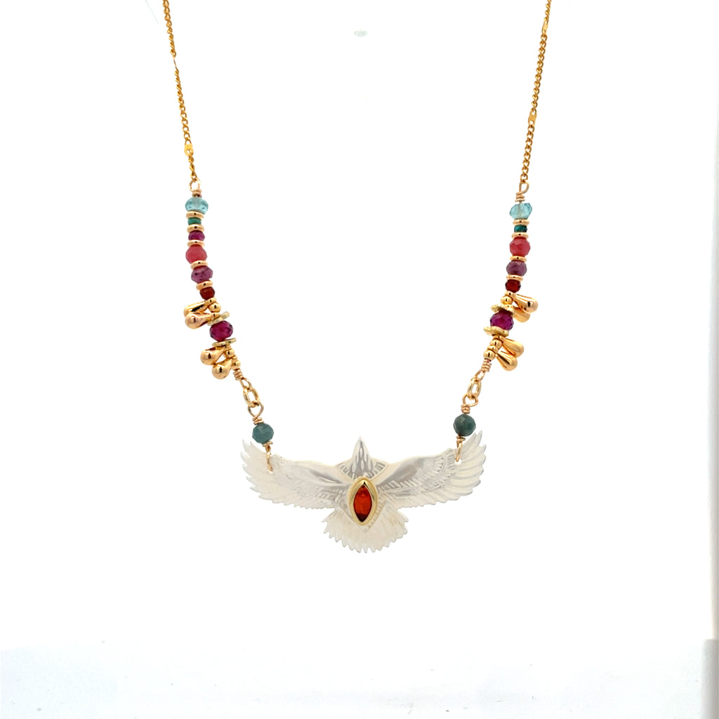 Collar Anka kuychi de madre perla