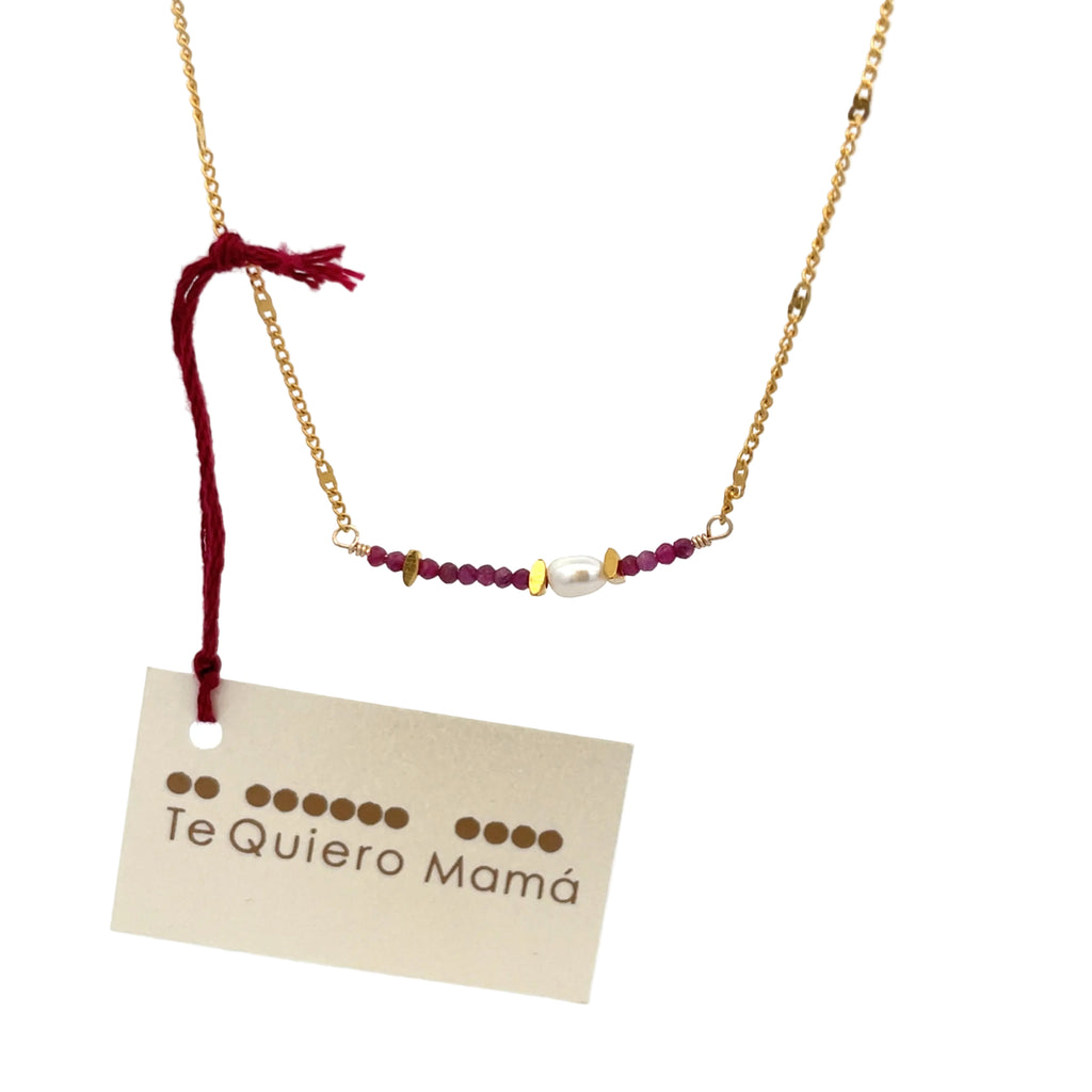 Collar TE QUIERO MAMÁ