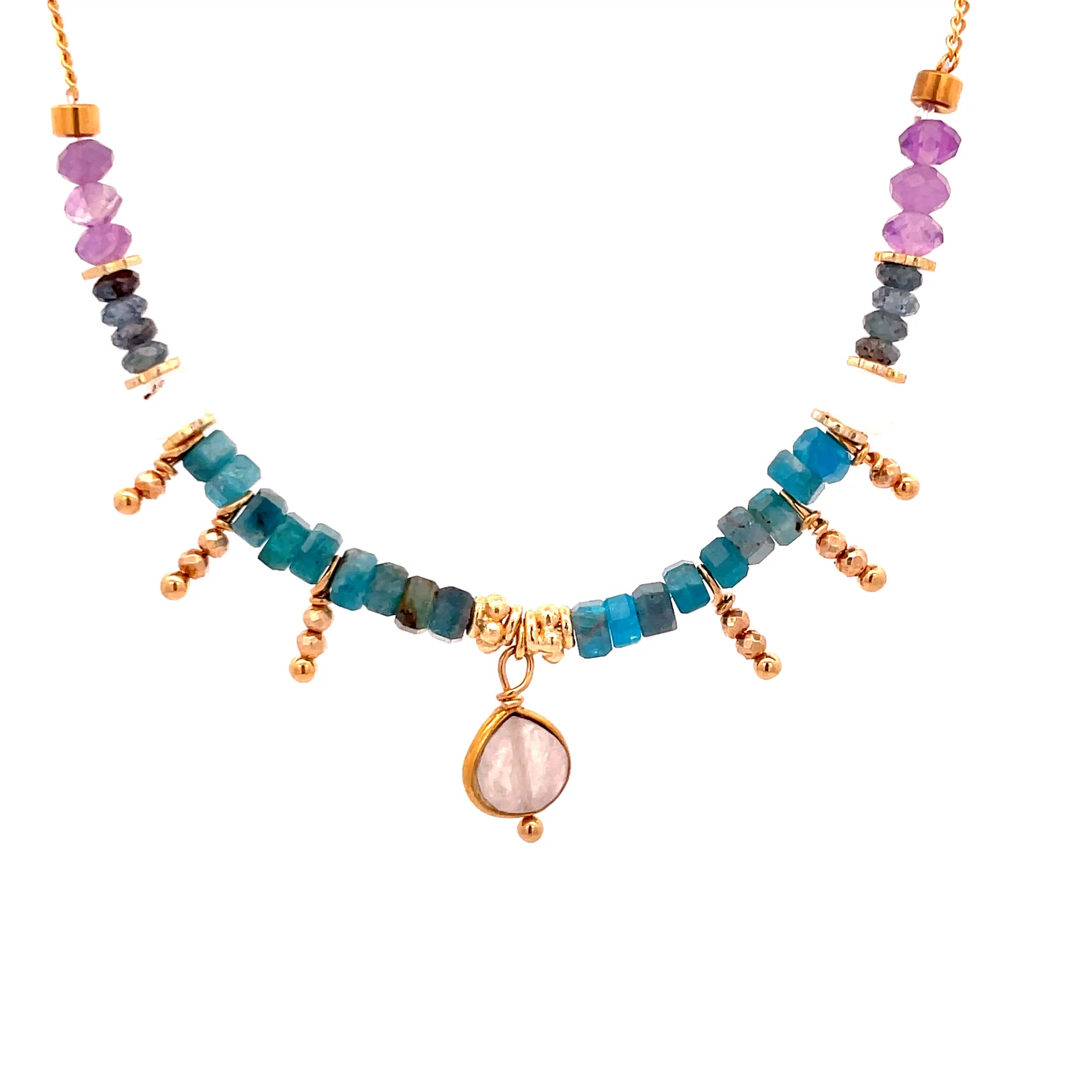 Collar yo soy amor con Apatitas