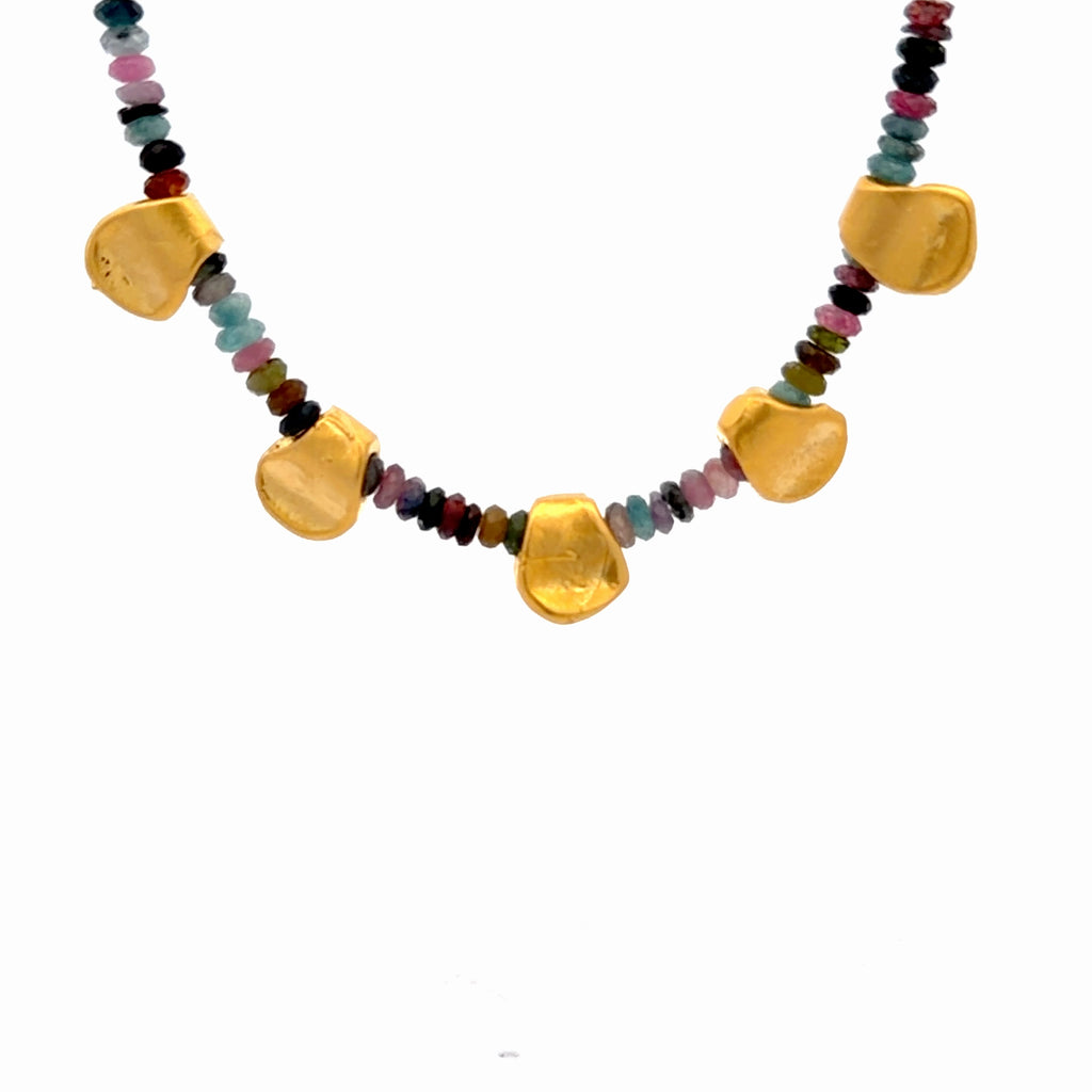 Collar Zunya con Turmalinas sandía