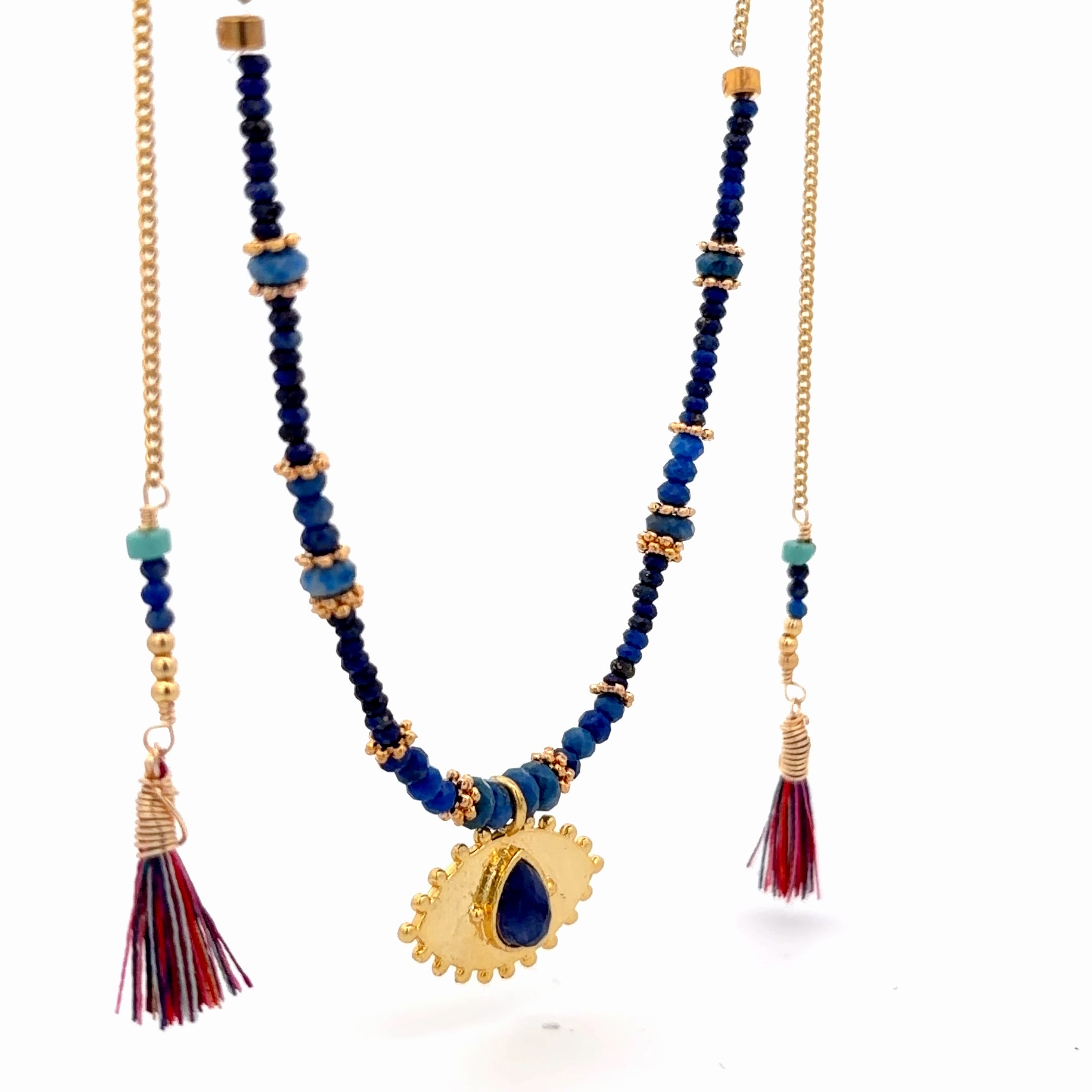 Collar Versatility con 🧿 de Lapislázuli