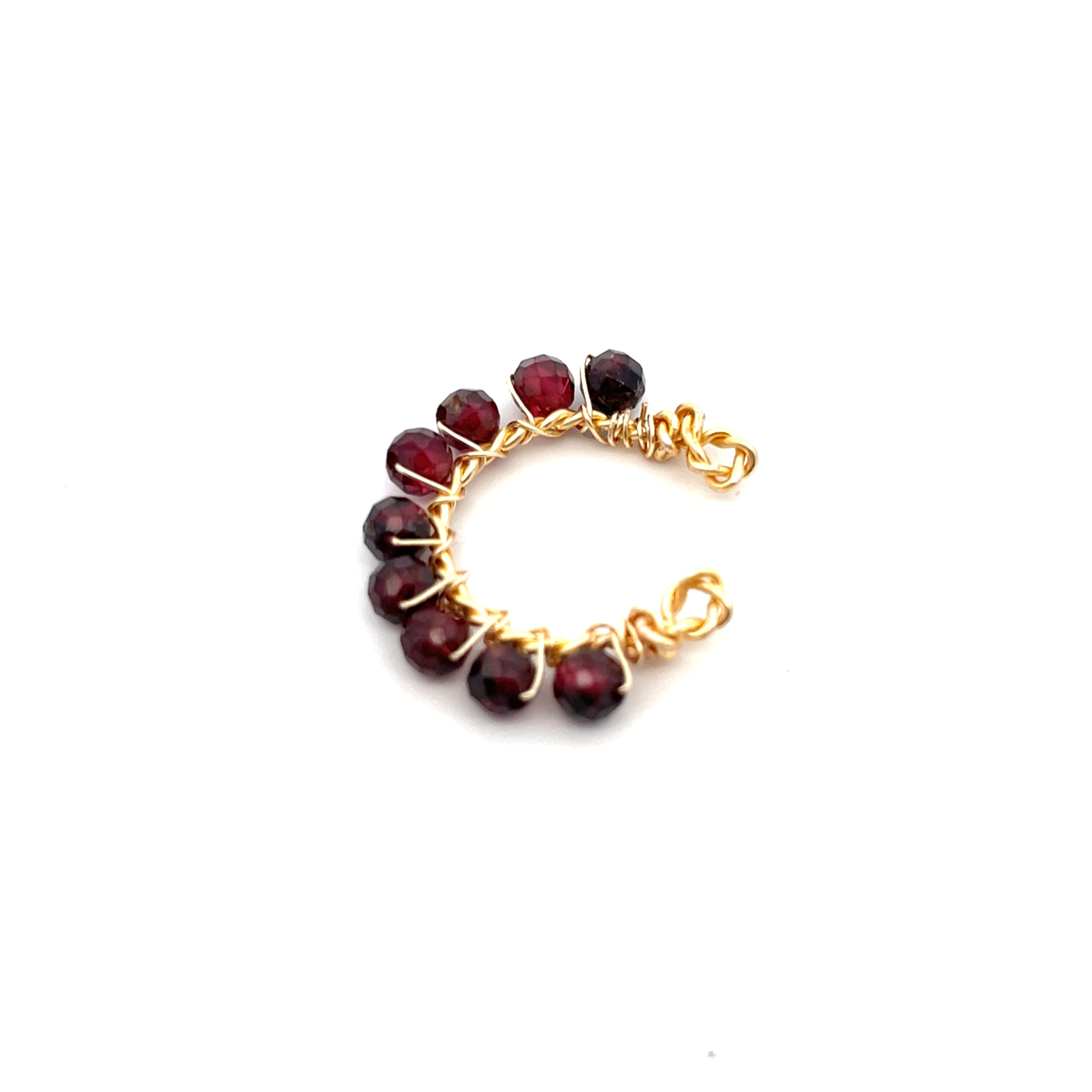Ear cuff de piedras naturales