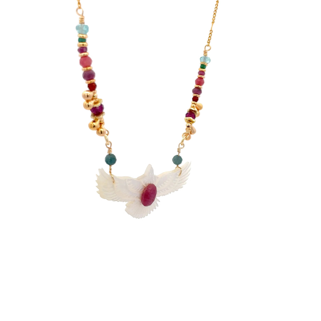 Collar Anka kuychi de madre perla
