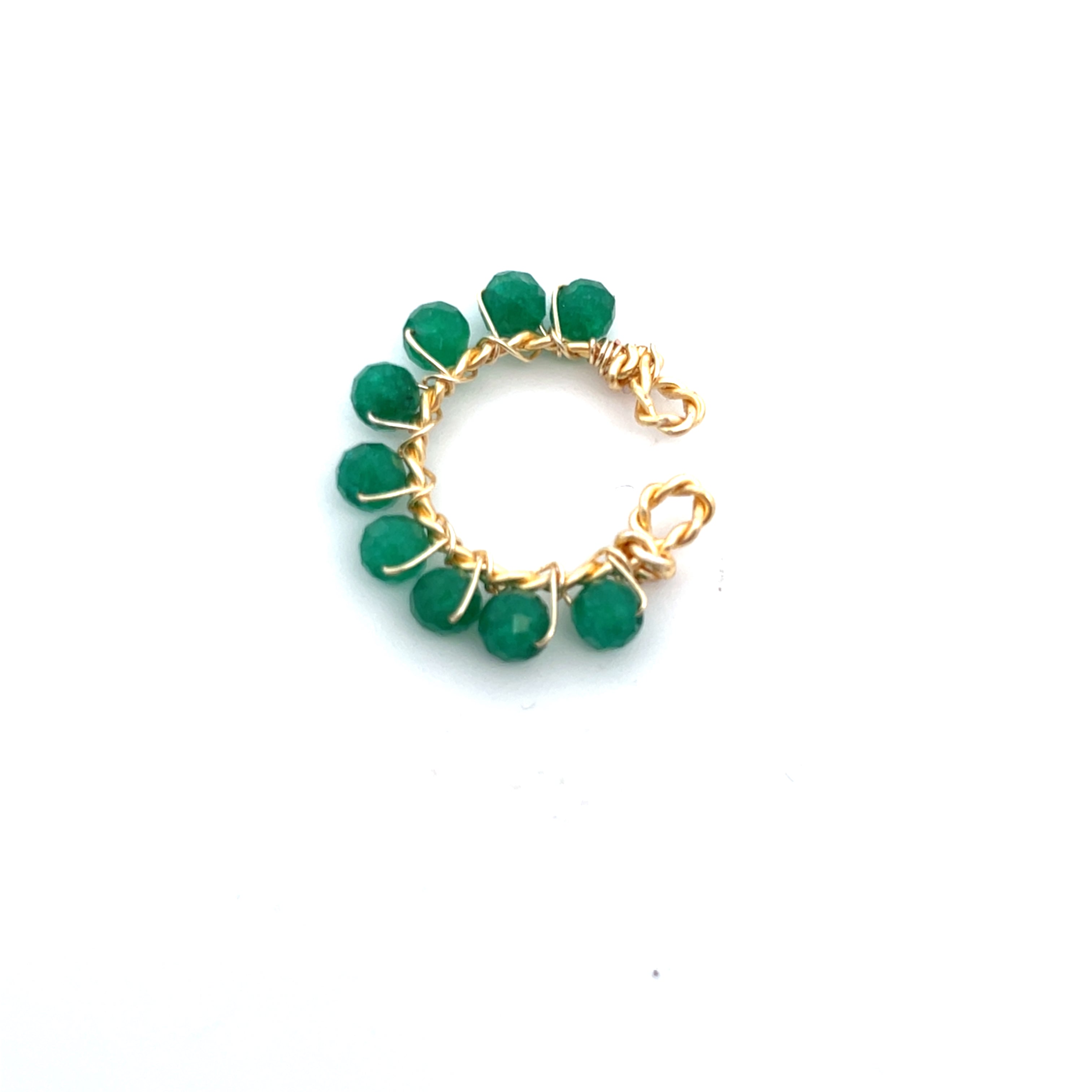 Ear cuff de piedras naturales