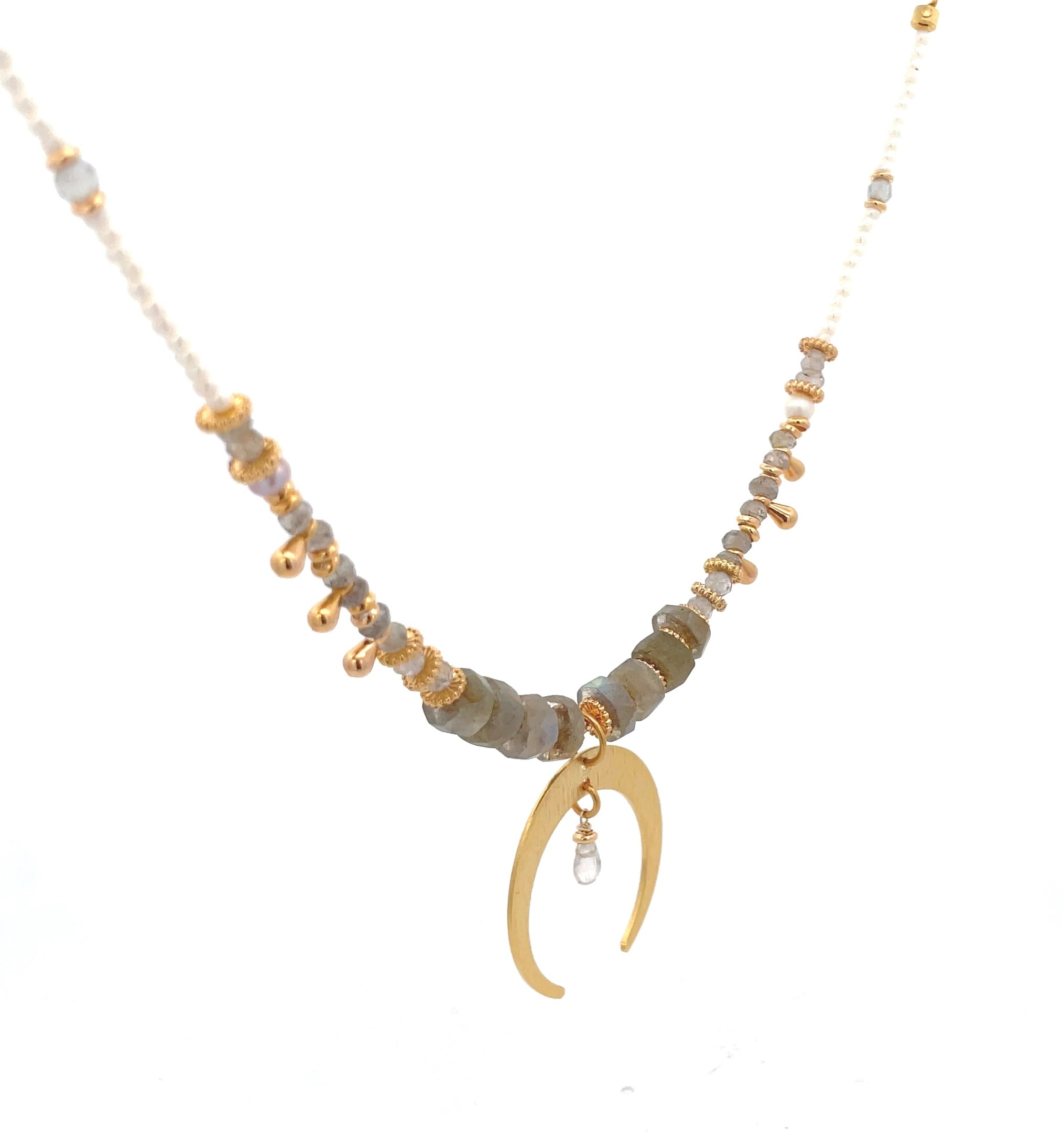 Collar Mama Quilla Labradorita