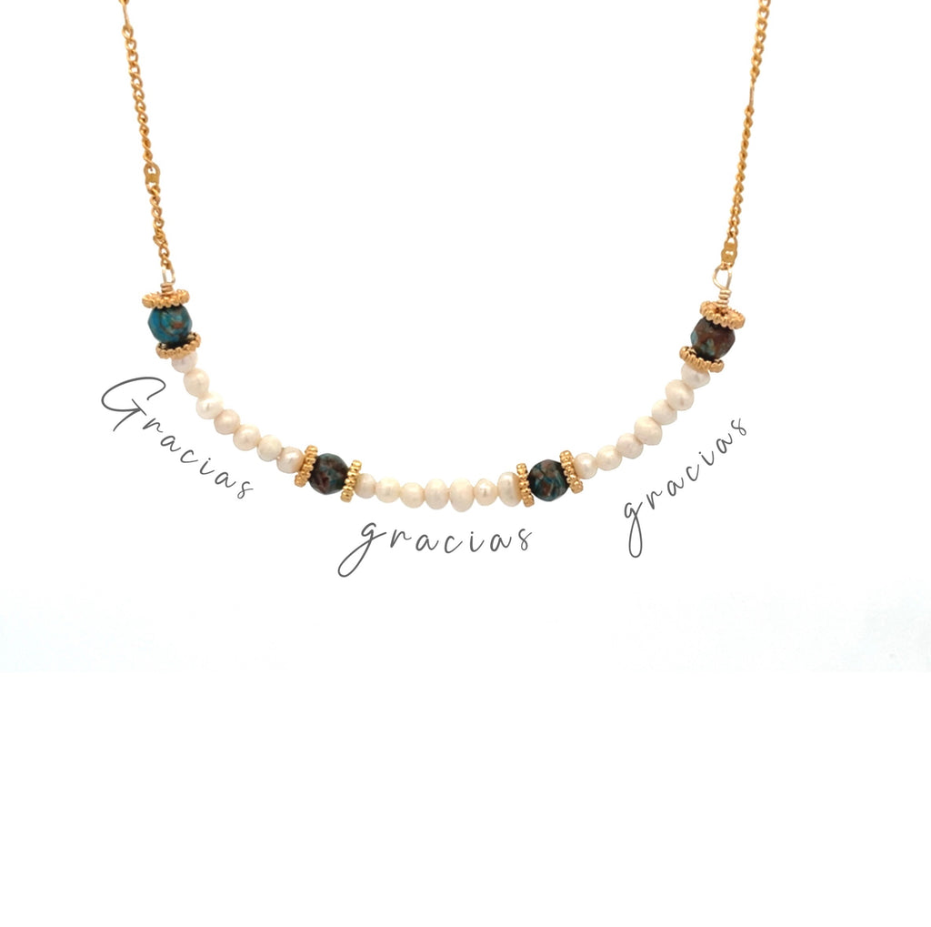 Collar Sulpayki con perlas