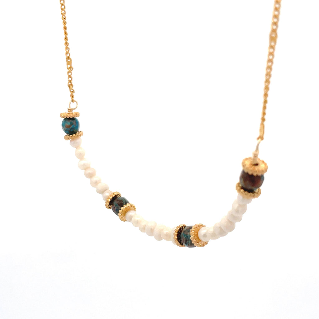 Collar Sulpayki con perlas