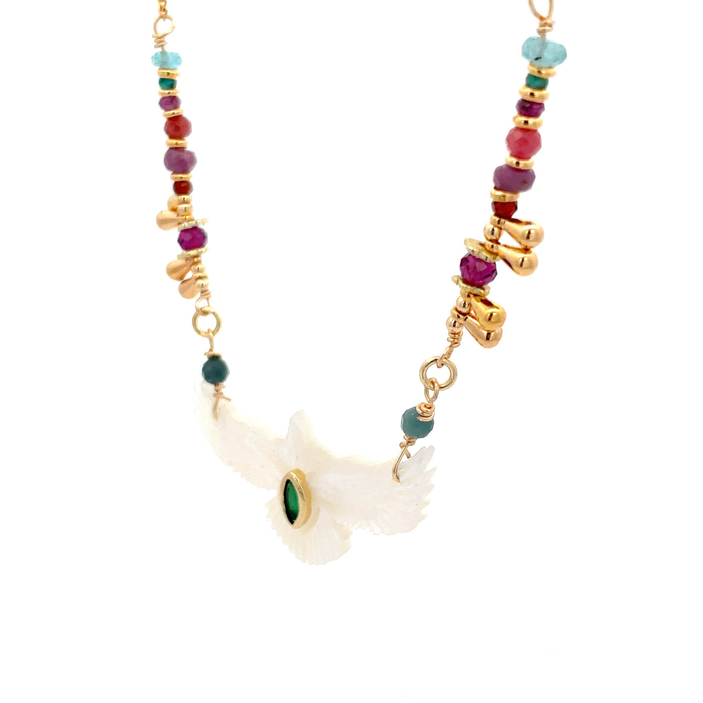 Collar Anka kuychi de madre perla