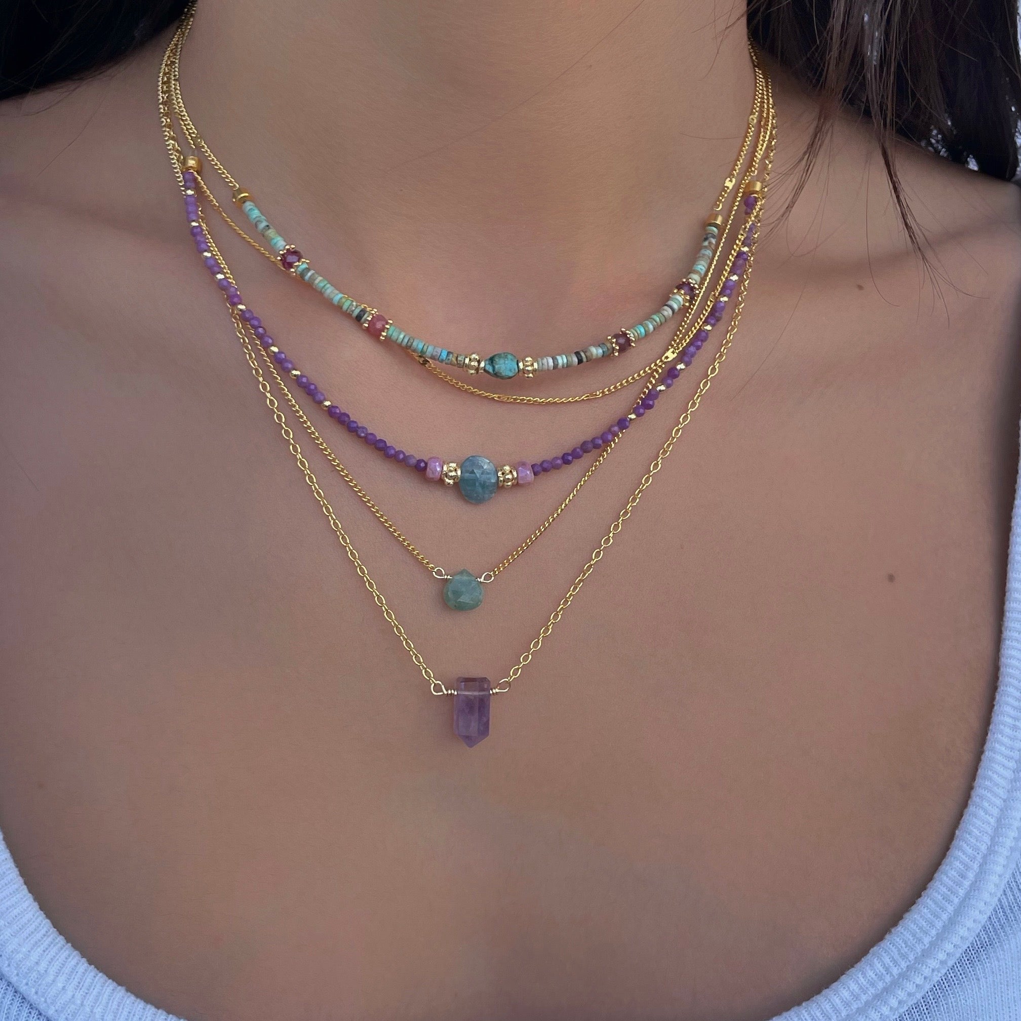 Collar mini péndulo