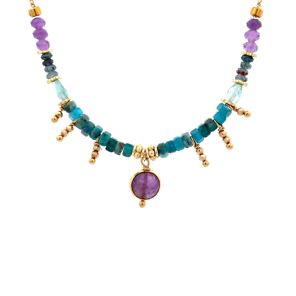 Collar yo soy amor con Apatitas