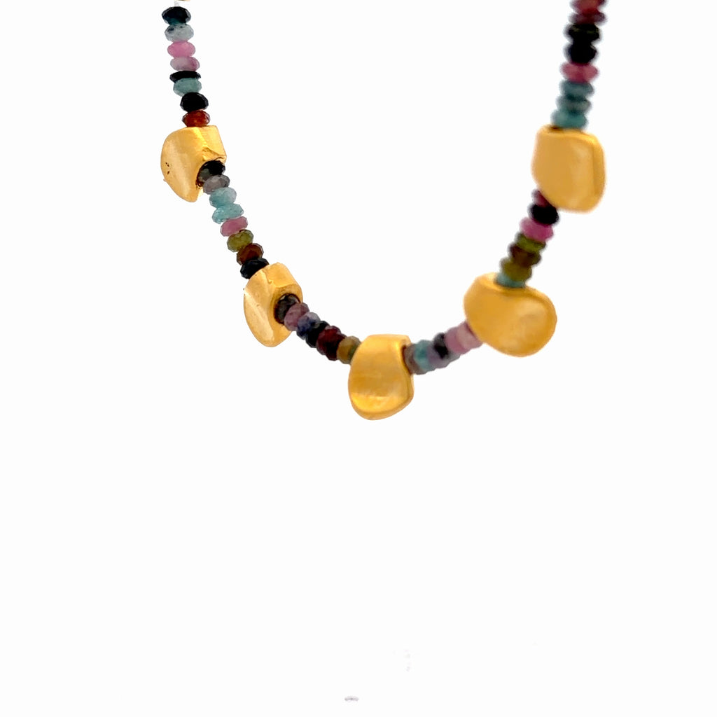 Collar Zunya con Turmalinas sandía