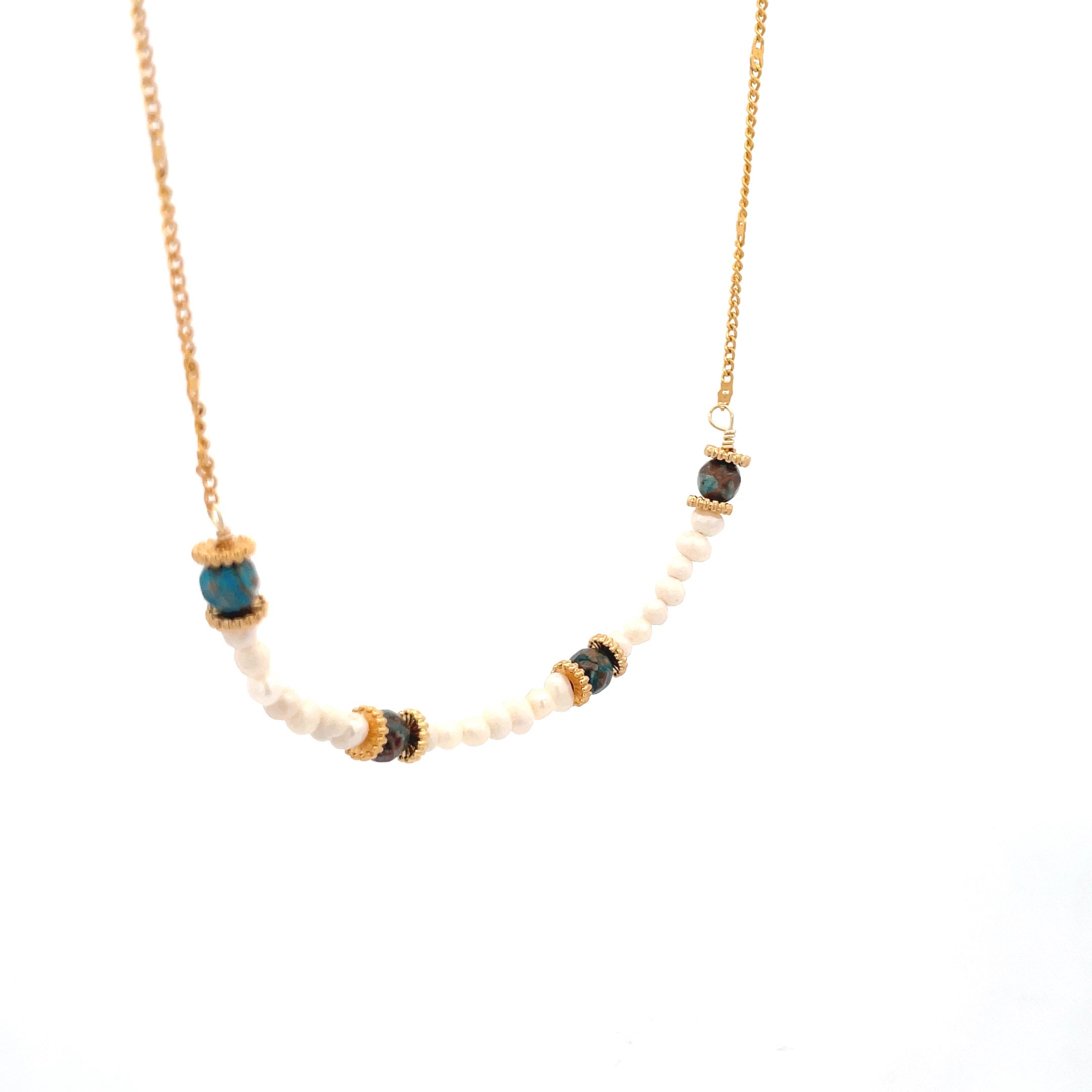 Collar Sulpayki con perlas