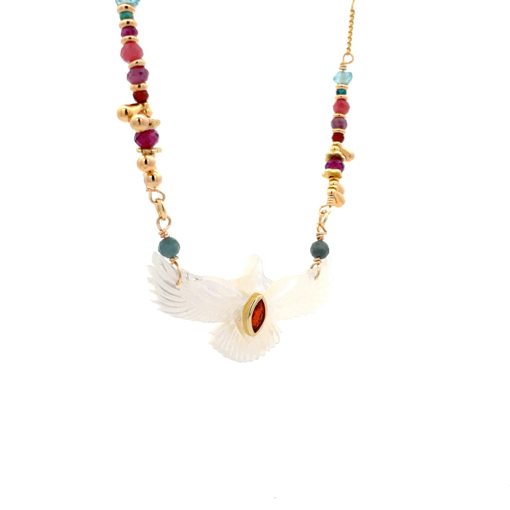 Collar Anka kuychi de madre perla