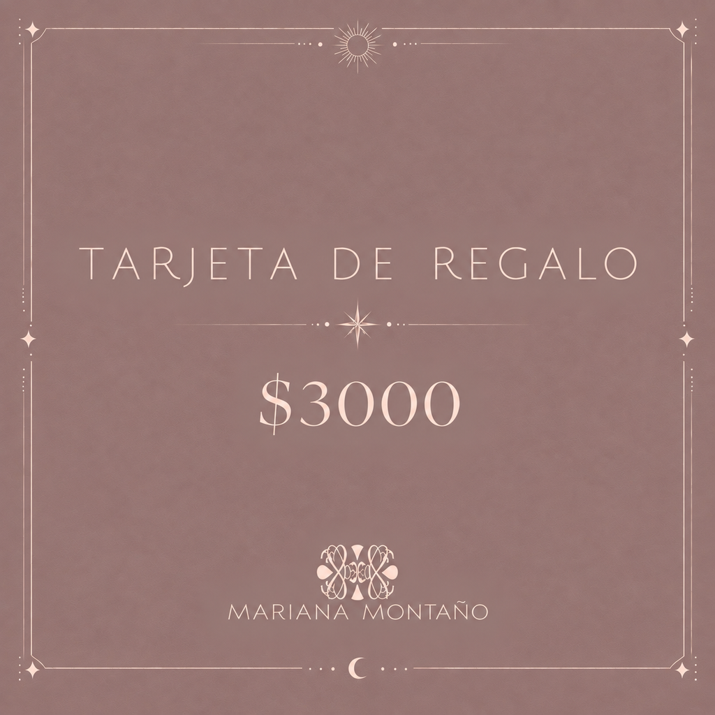 Tarjeta de Regalo Mariana Montaño
