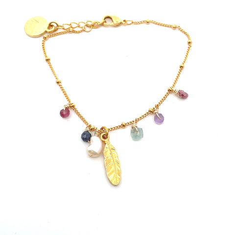 Pulsera Plumita