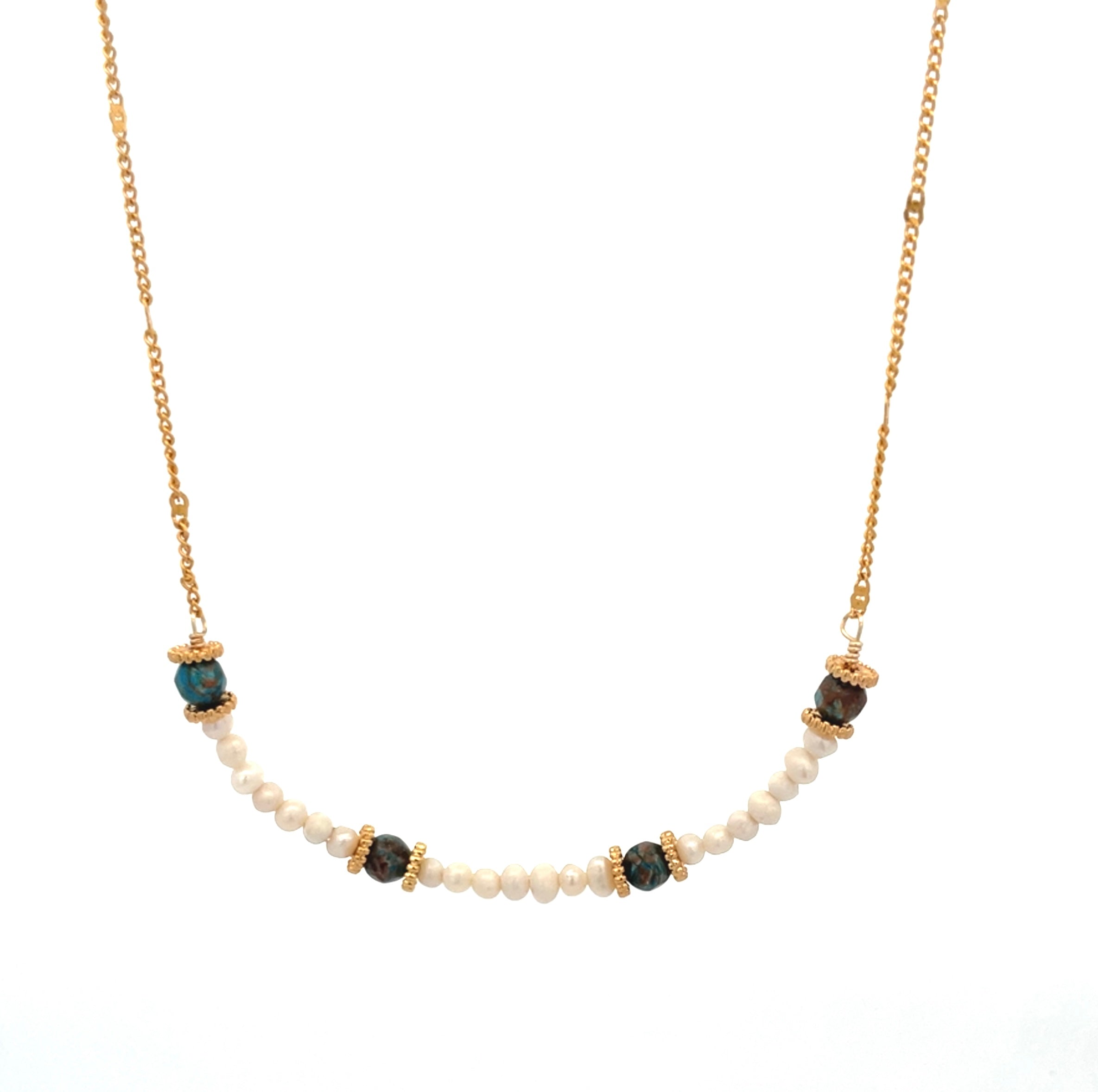 Collar Sulpayki con perlas