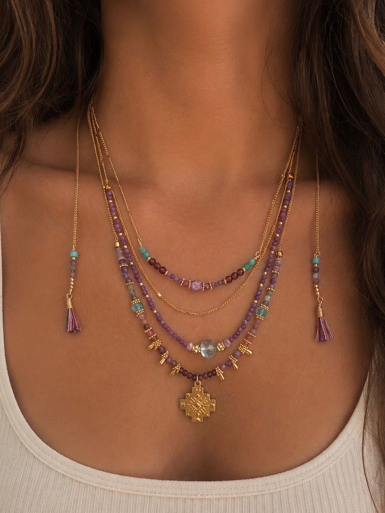 Collar Versatility con chakana