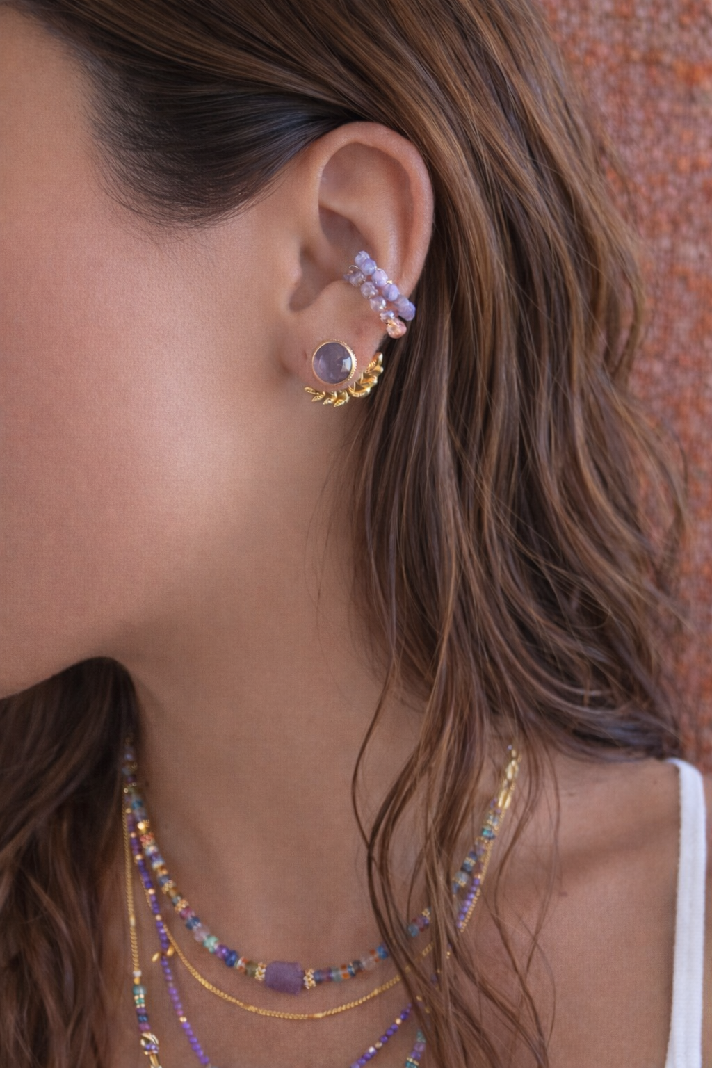 Ear Jackets Dorados