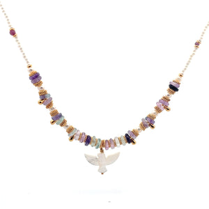 collar Anka con flouritas