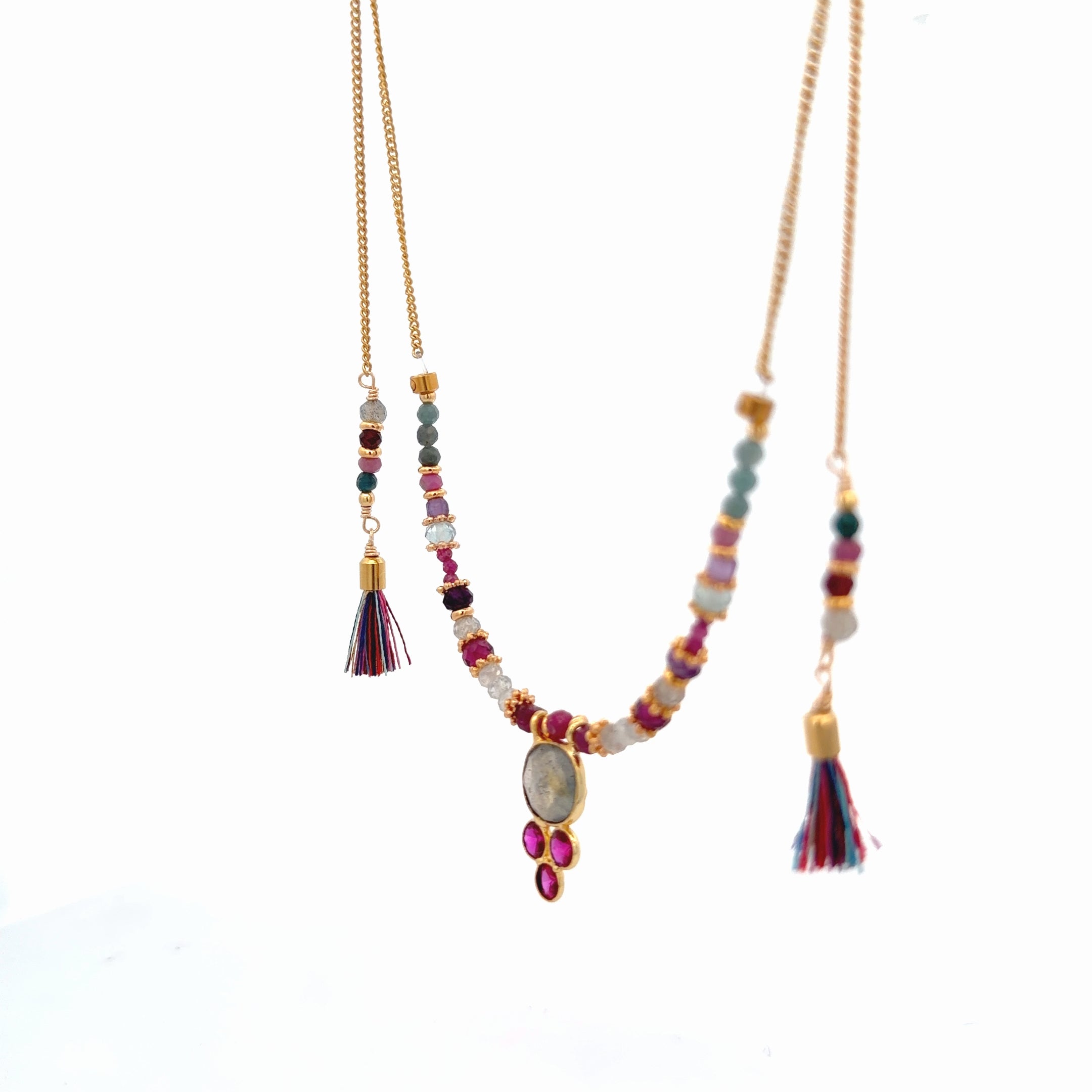 Collar Versatility con labradorita