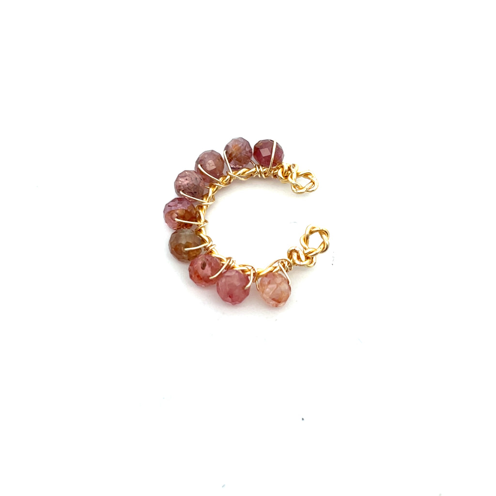 Ear cuff de piedras naturales