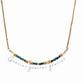 Collar Sulpayki con indicolita a y herkimer