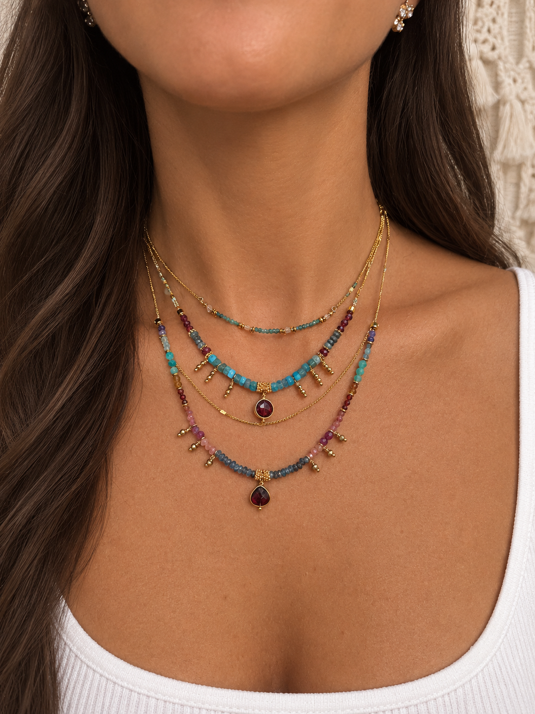 Collar yo soy amor con Apatitas