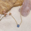 Collar Cianita azul