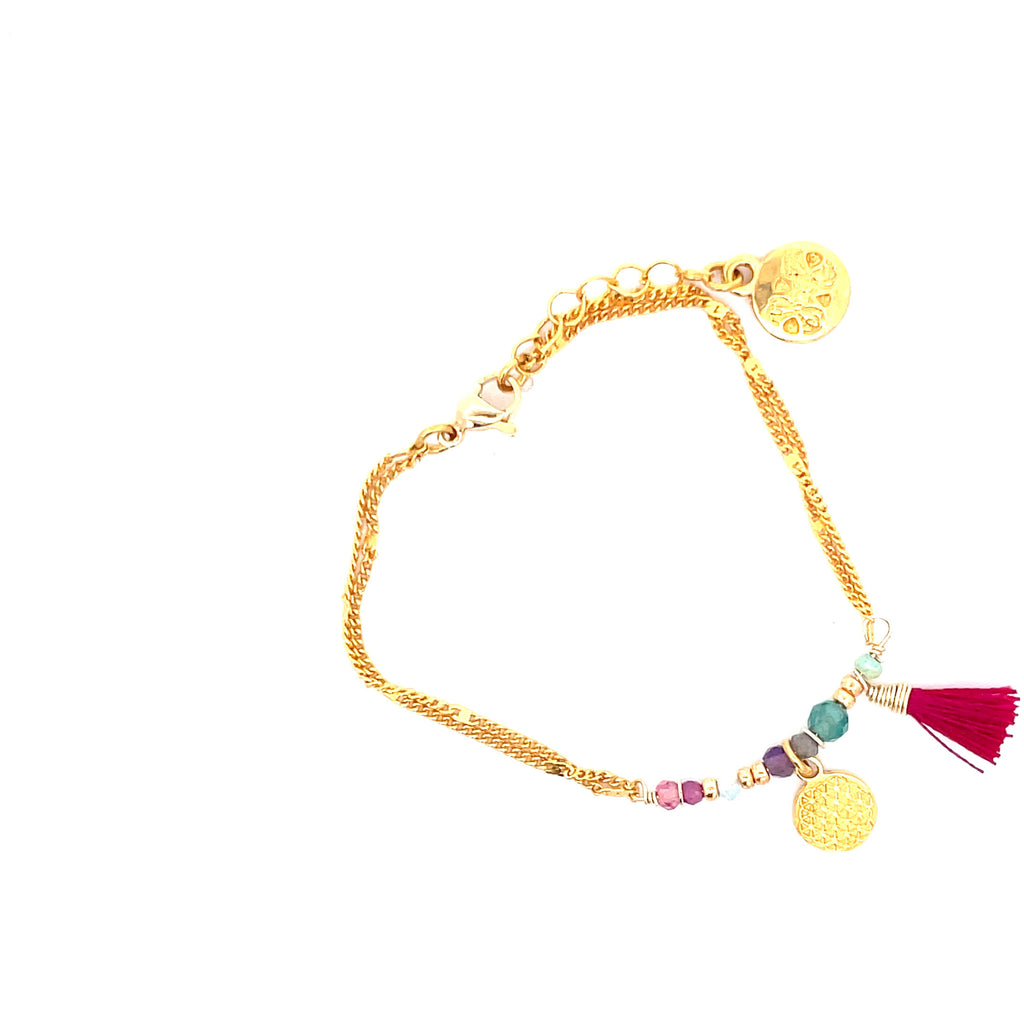 Pulsera flor de la vida