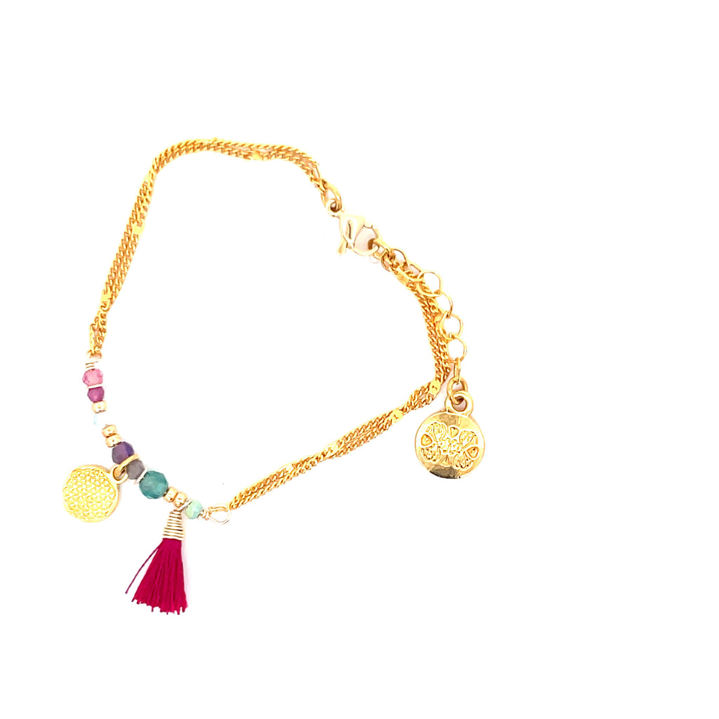 Pulsera flor de la vida