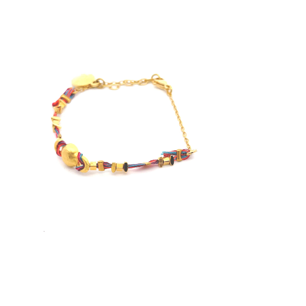 Pulsera tejido lunar