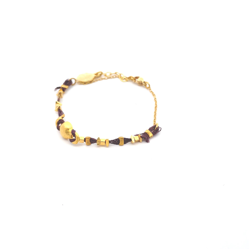 Pulsera tejido lunar